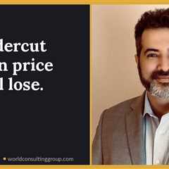 You undercut rivals on price and still lose.