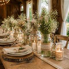 Creating a Rustic Wedding Decor: Tips and Inspiration