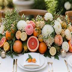Incorporating Fruit into Your Wedding Decor: Creative Ideas and Tips