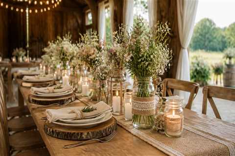 Creating a Rustic Wedding Decor: Tips and Inspiration