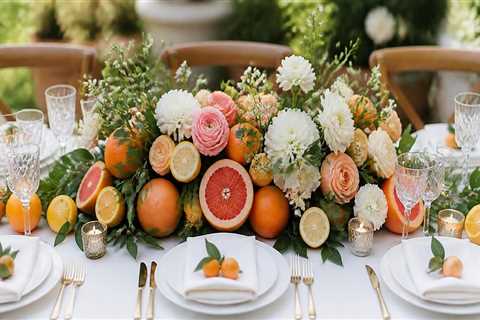 Incorporating Fruit into Your Wedding Decor: Creative Ideas and Tips